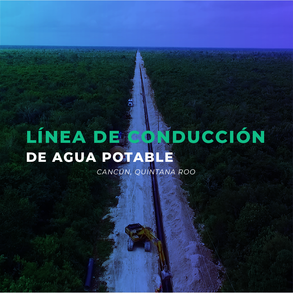 LíNEA DE CONDUCCIÓN DE AGUA POTABLE
